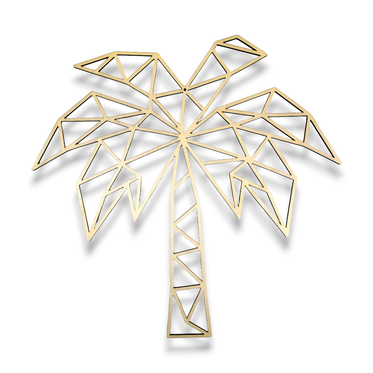 holz-wanddeko-palme-low-poly-38x37-weiss Holz-Wanddeko Palme im Low-Poly-Stil auf weißem Hintergrund, geometrisches Design, 38 × 37 cm, dekoratives Wandobjekt für moderne Wohnräume